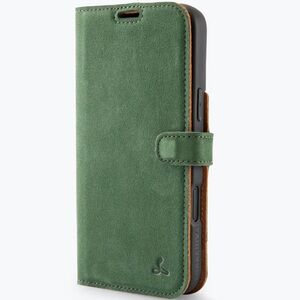 NEW Snakehive Green Suede Wallet Phone Case - iPhone 16 Pro Max